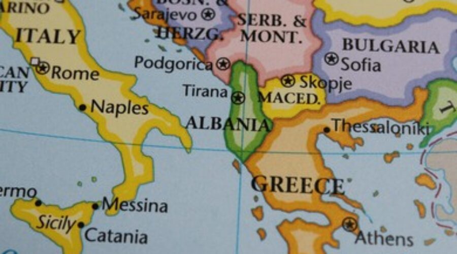 Map Of Greece And Italy With Cities