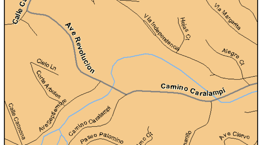 Map Of Rio Rico Arizona