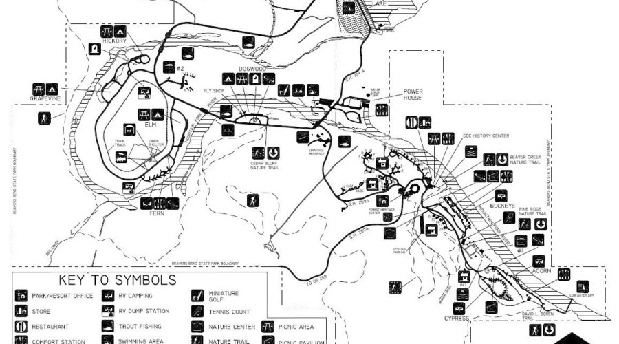 Map Of Beavers Bend