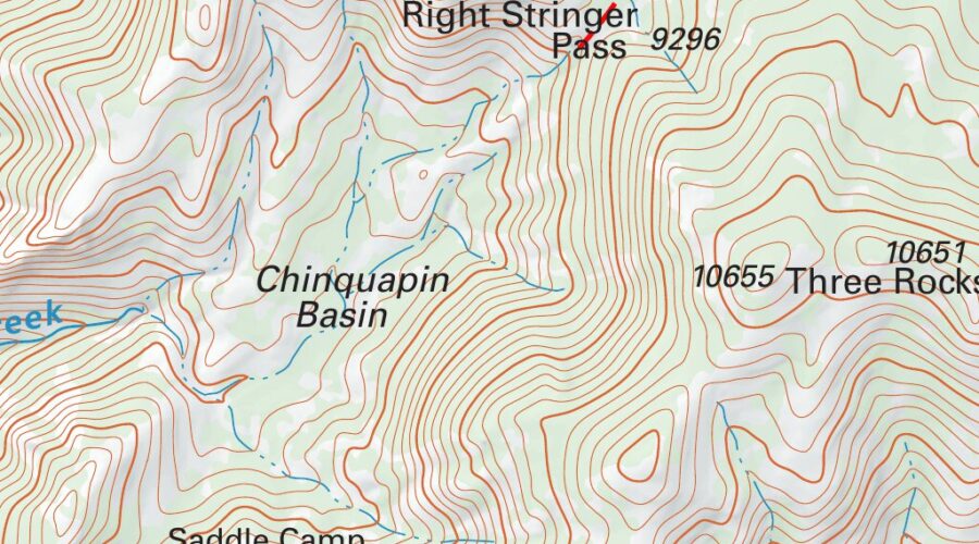 Map Of Golden Trout Wilderness