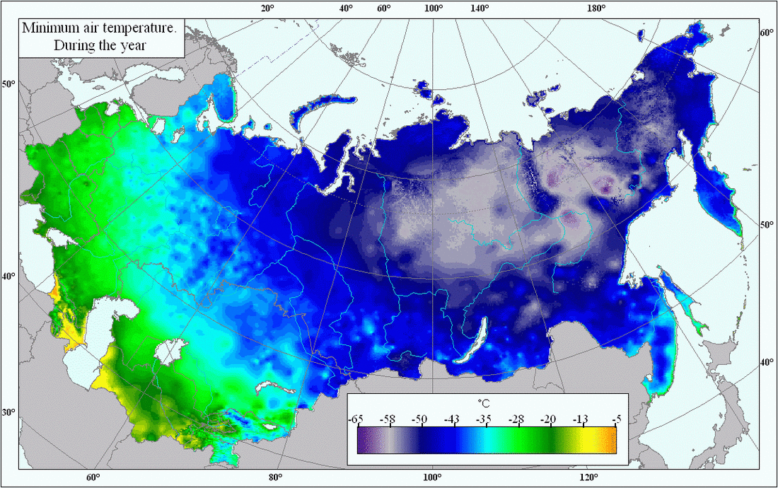 Animated Climate Overview of Russia