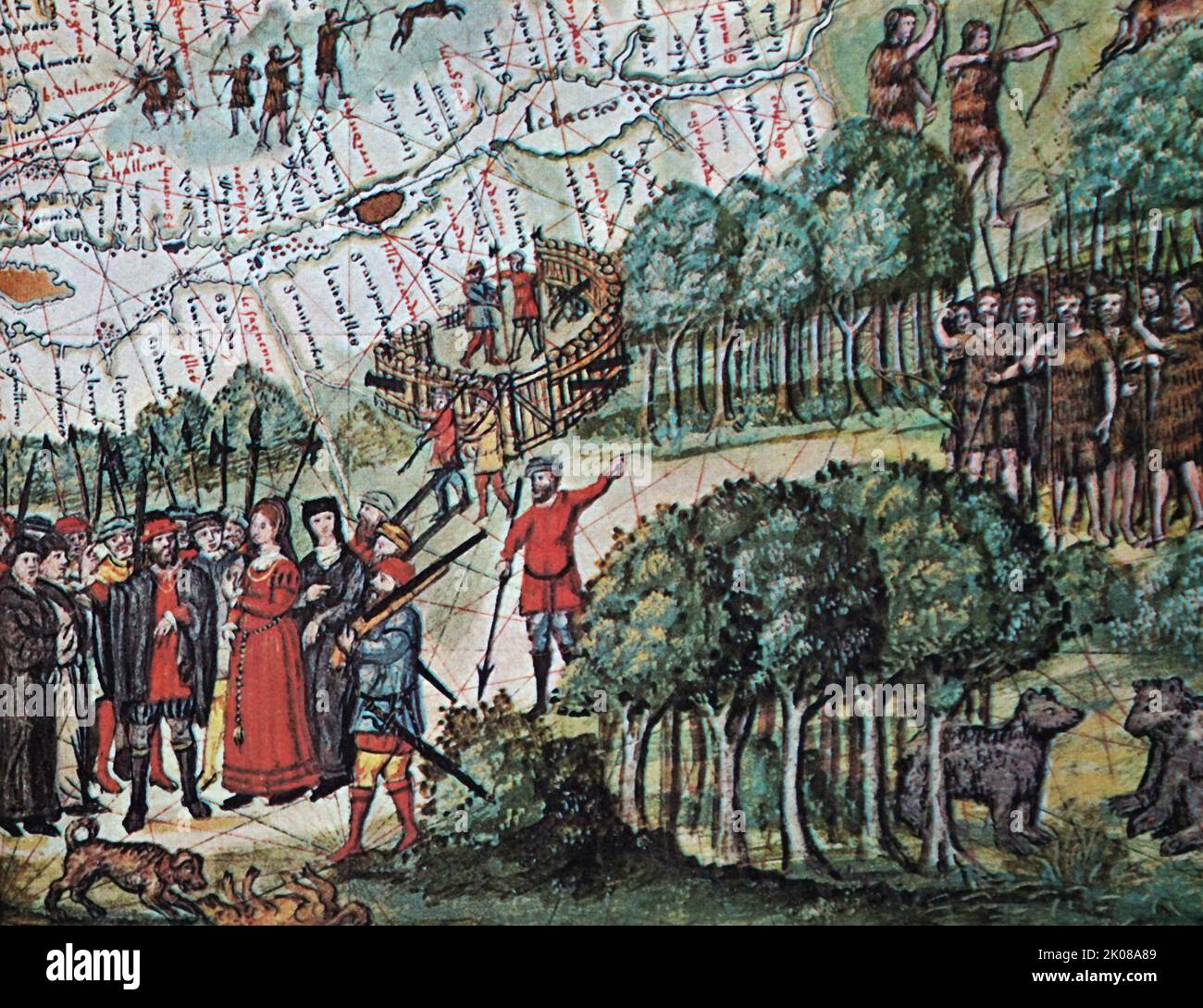 Historical map of Saguenay