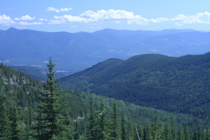 Idaho mountains at Ruby Ridge