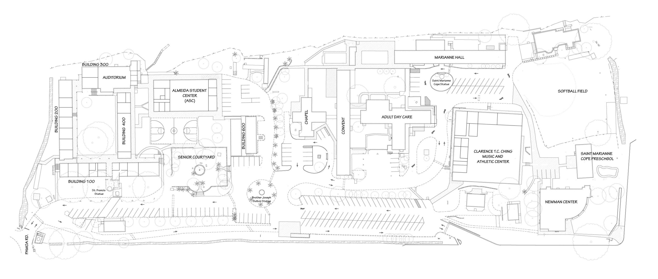Saint Francis University Campus Map