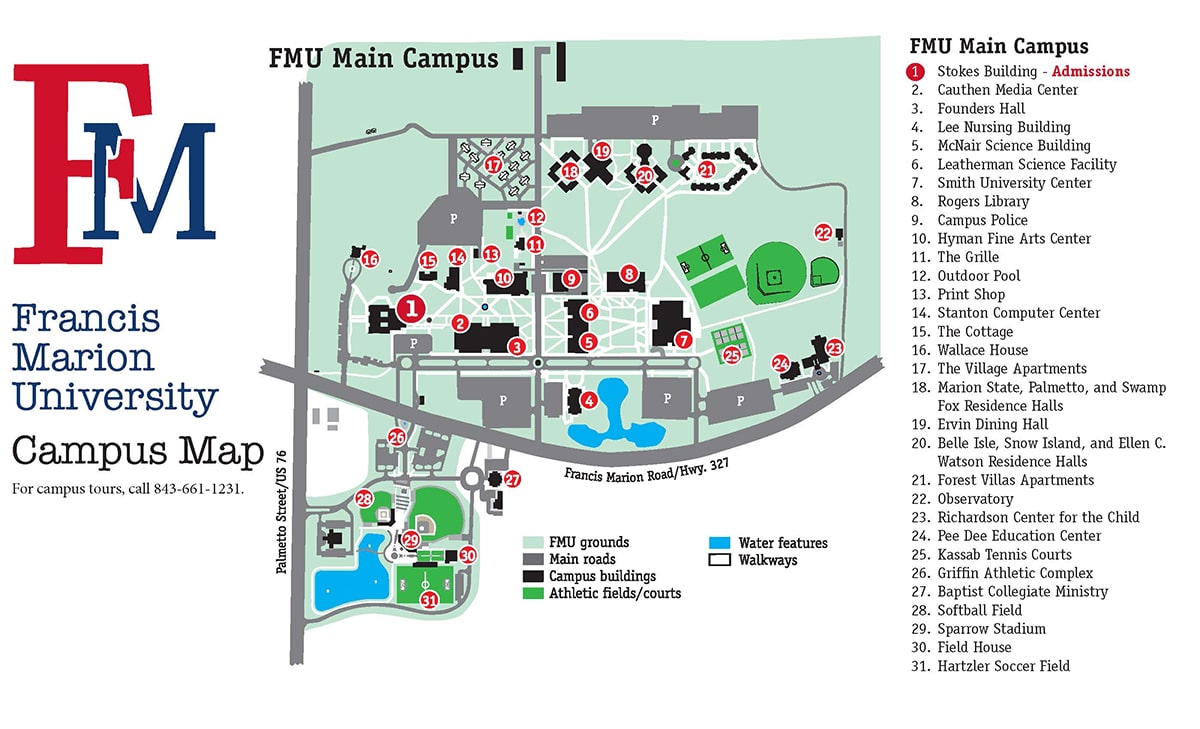 Saint Francis University Campus Map