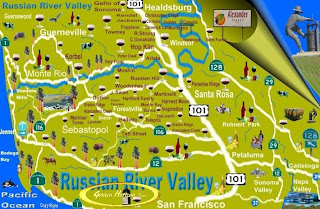 Russian River Valley Wine Trail Map Guide
