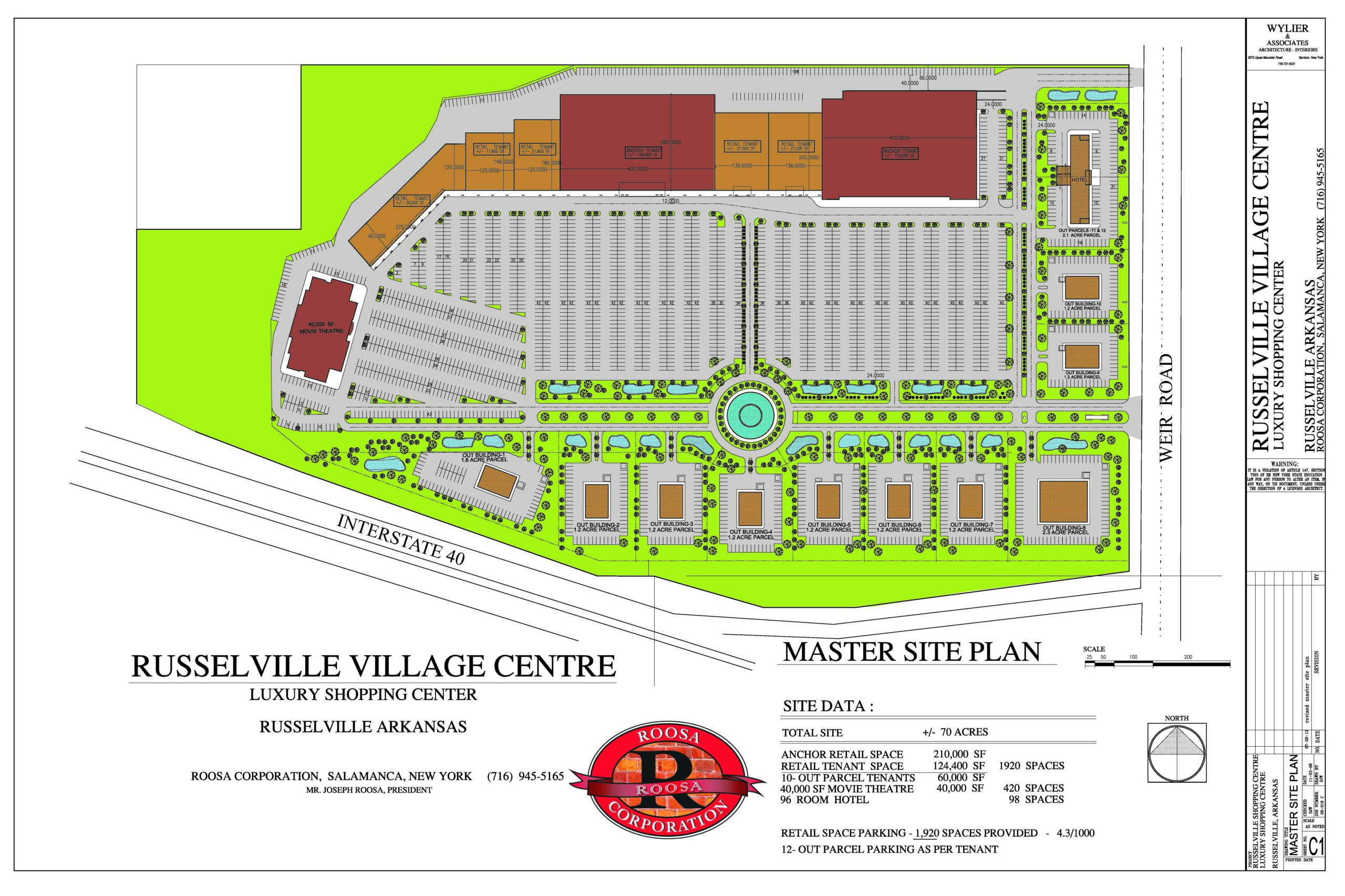 Russellville AR Site Plan