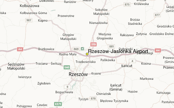 Rzeszow Poland Map with Weather Forecast