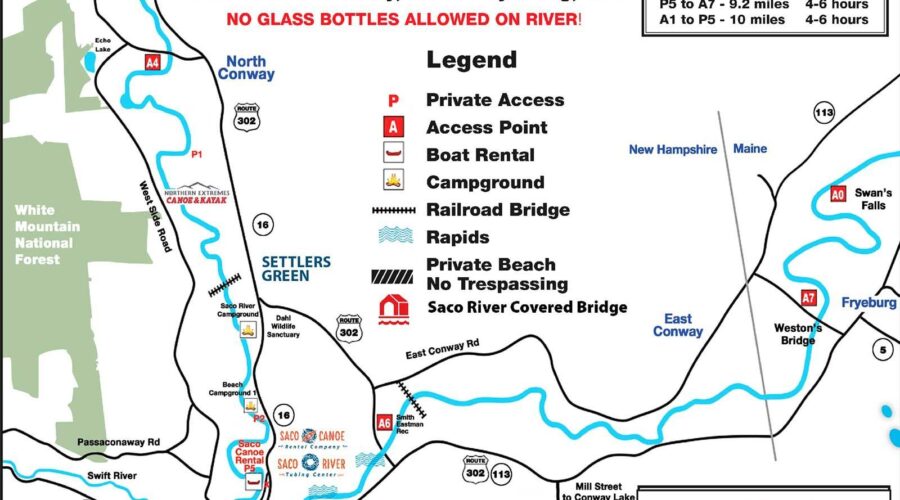 Map Of Saco River