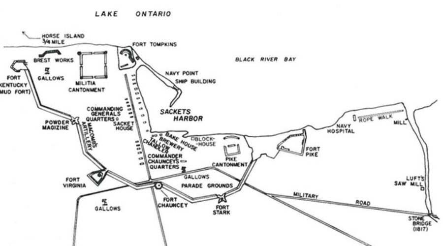 Map Of Sackets Harbor New York