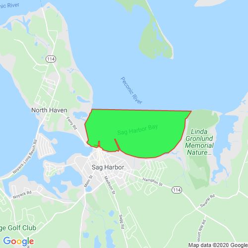 Sag Harbor Bay Map by Scribble Maps