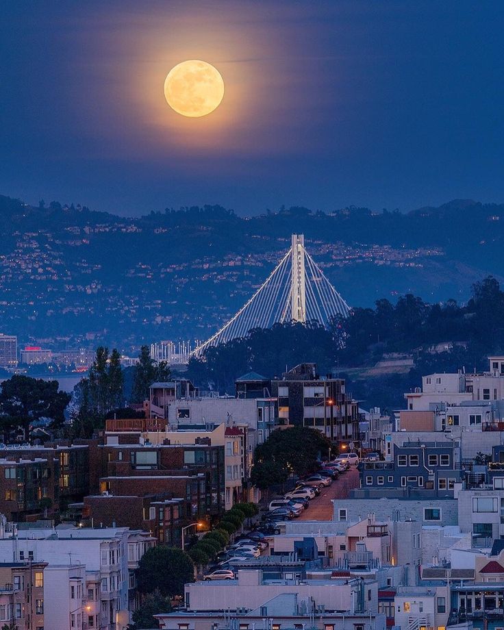 Russian Hill view, San Francisco location