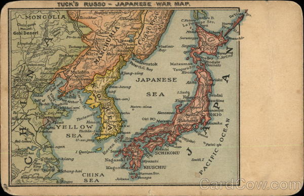 Russo-Japanese War Map