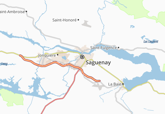 MICHELIN Saguenay map
