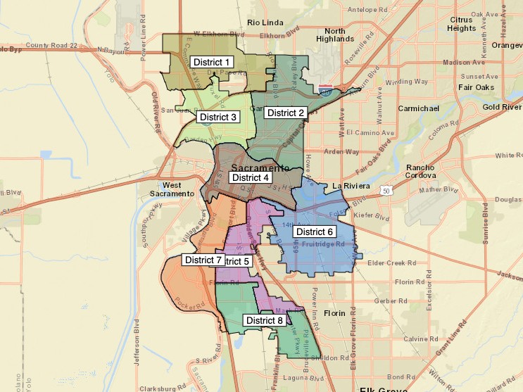 Sacramento Map Zip Codes - Holli Latrina