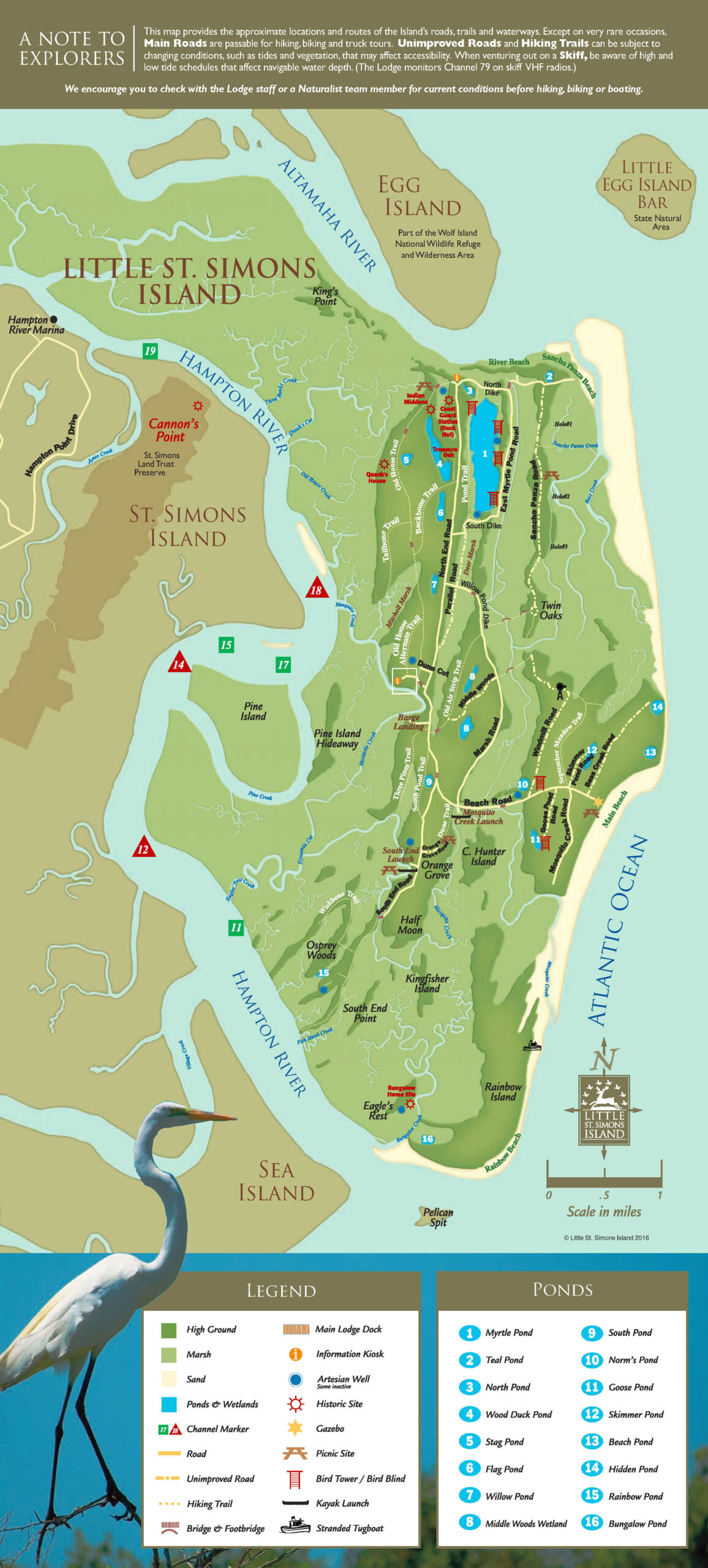 Saint Simons Island Georgia Map - Spring Solstice 2024