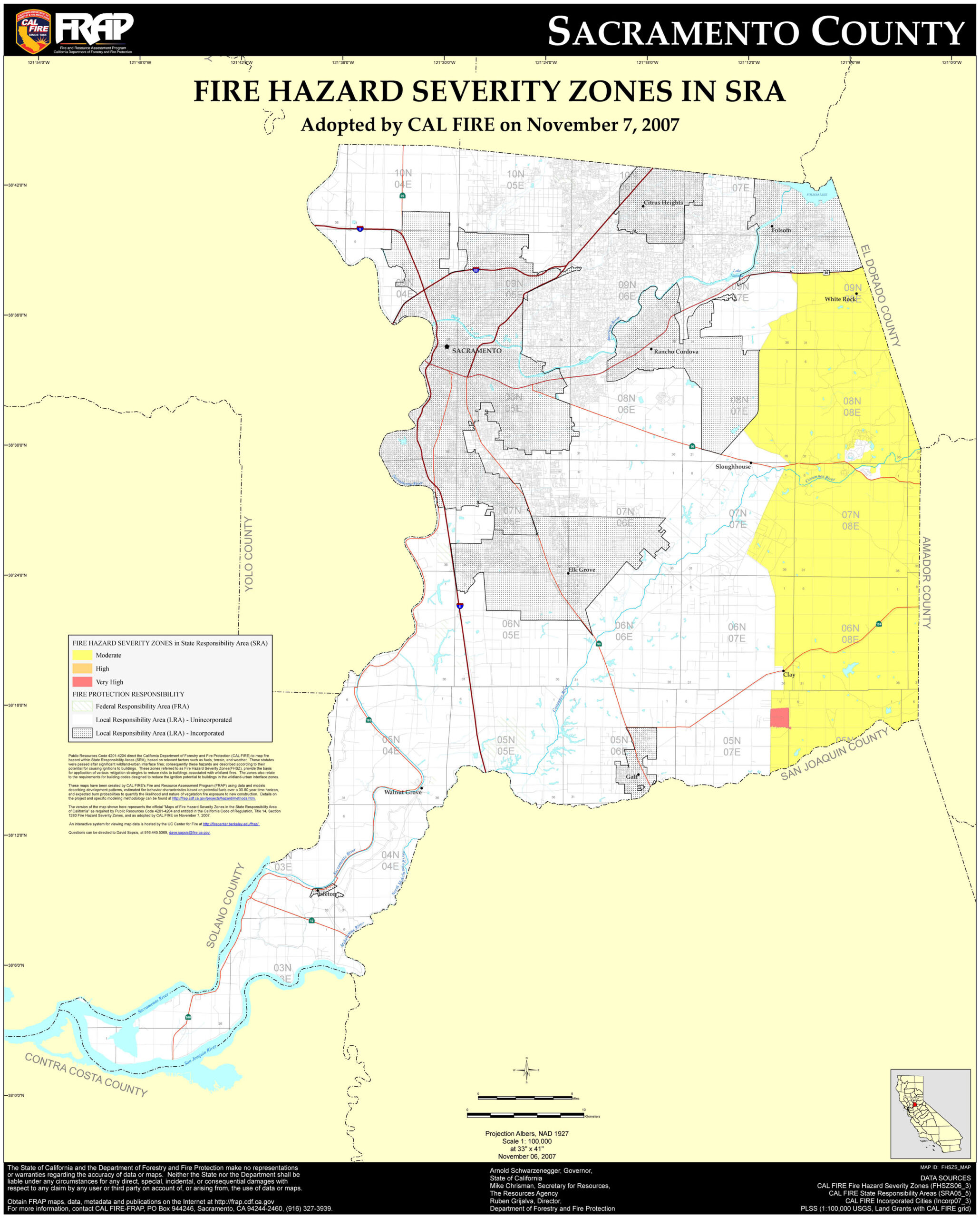 Sacramento County Map Boundaries