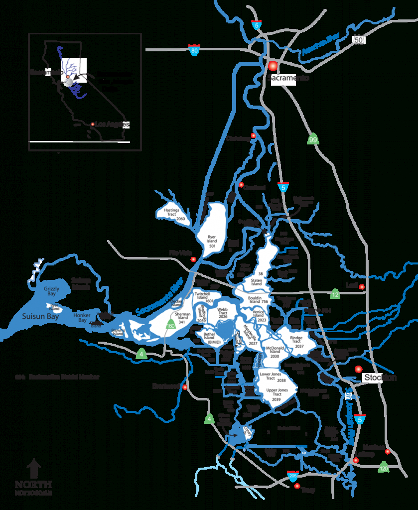Sacramento Delta Map - California Delta Map | Free Printable Maps