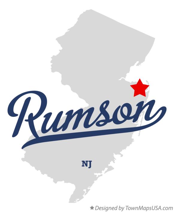 Map of Rumson, NJ