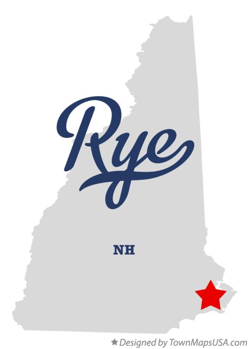 Map of Rye, NH