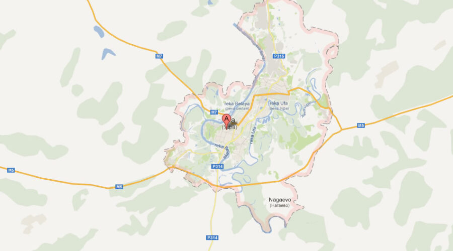 Map Of Russia Ufa