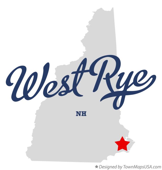 Map of West Rye, NH