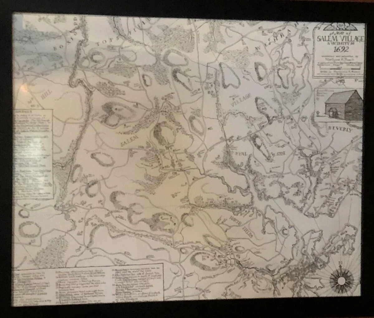 Salem 1692 Map — Witch House Salem - Corwin House