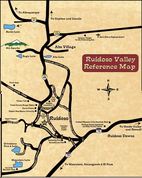 Ruidoso Map