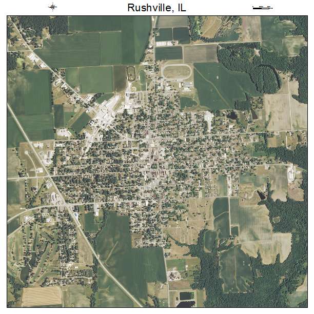 Rushville Town Map