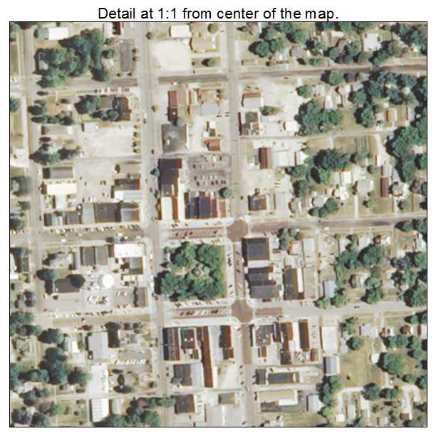 Aerial Photography Map of Rushville, IL