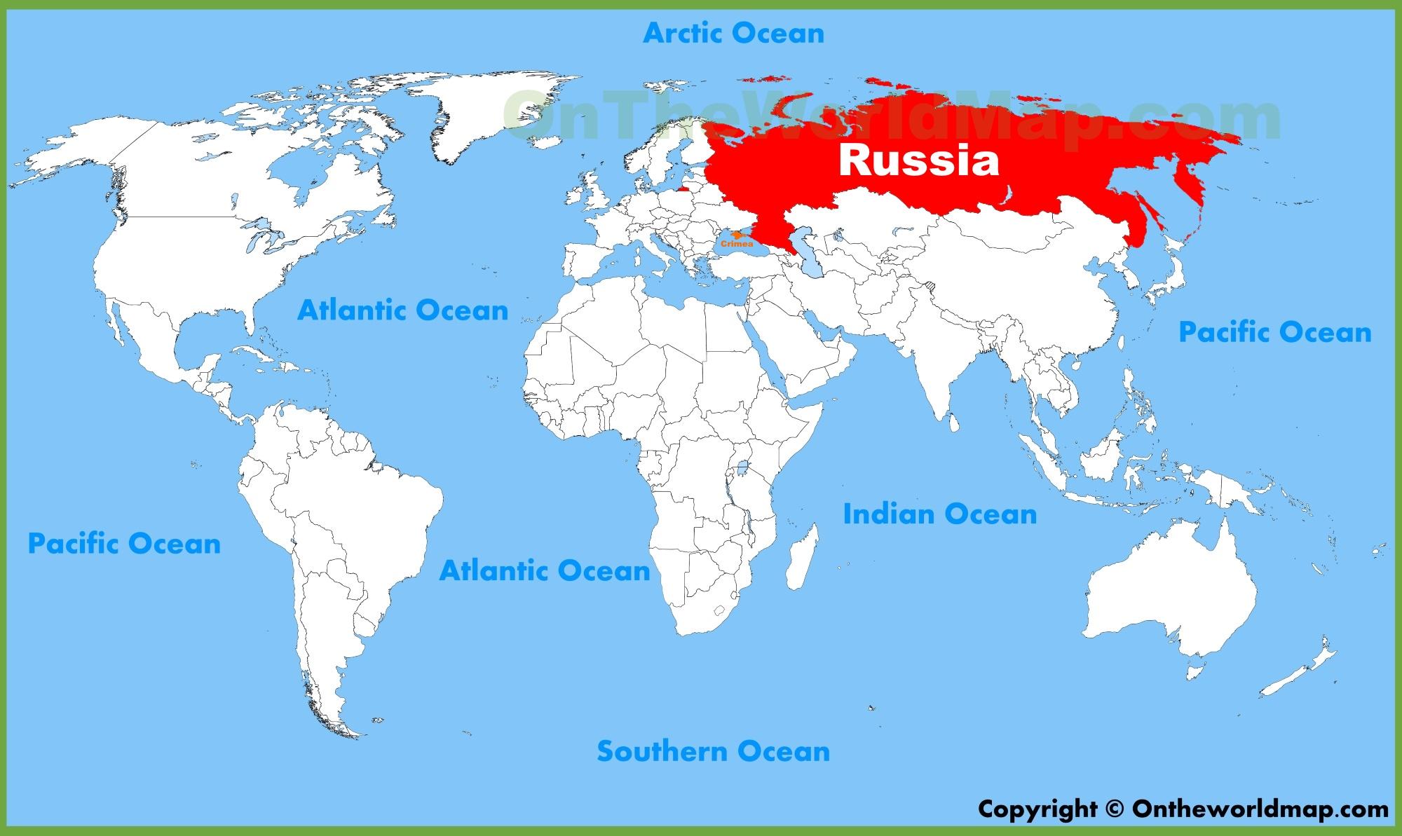 Russia World Map