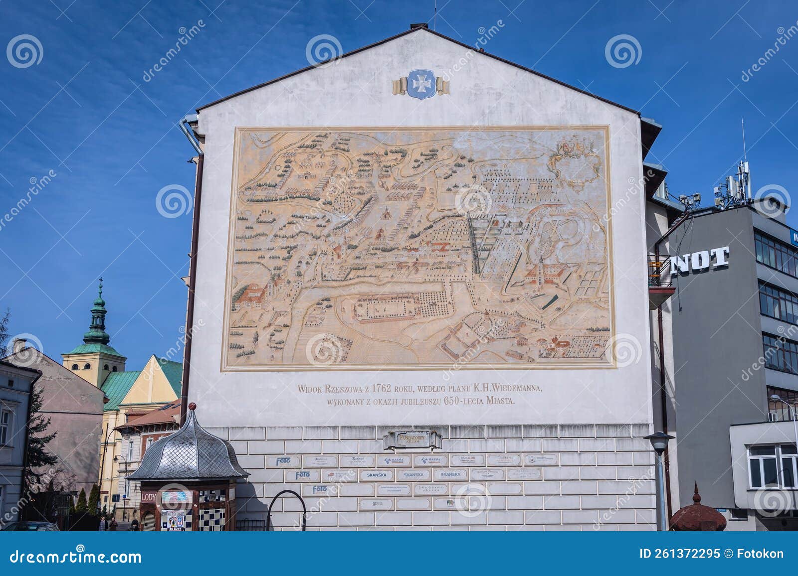 Historic Map in Rzeszow City