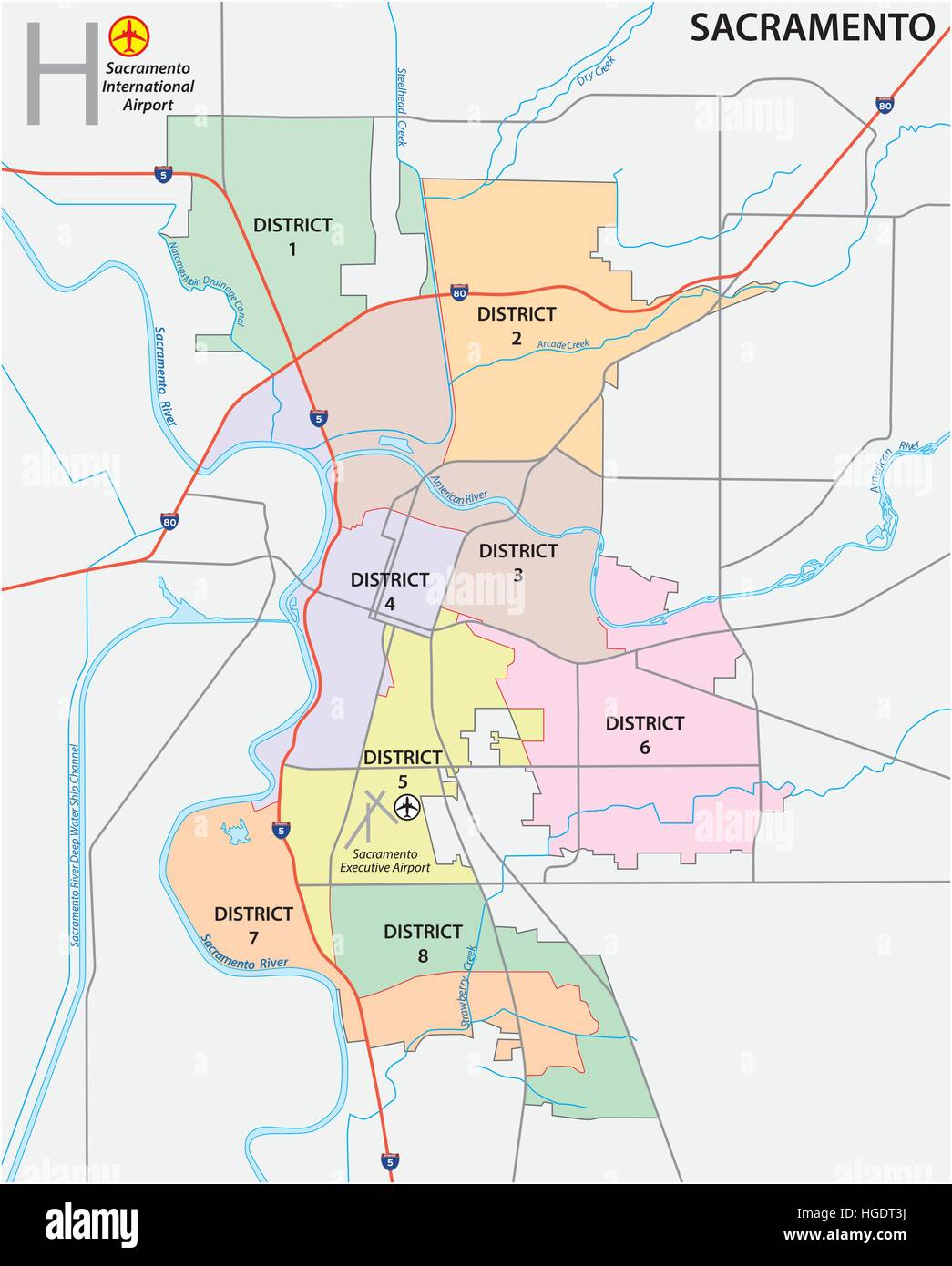 Map Of City Limits City Of Sacramento