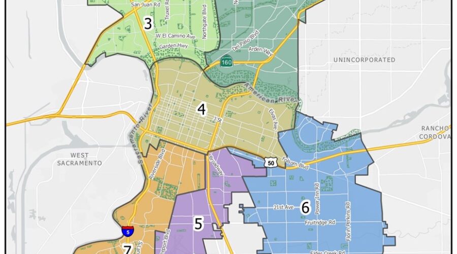 Map Of Sacramento City Limits