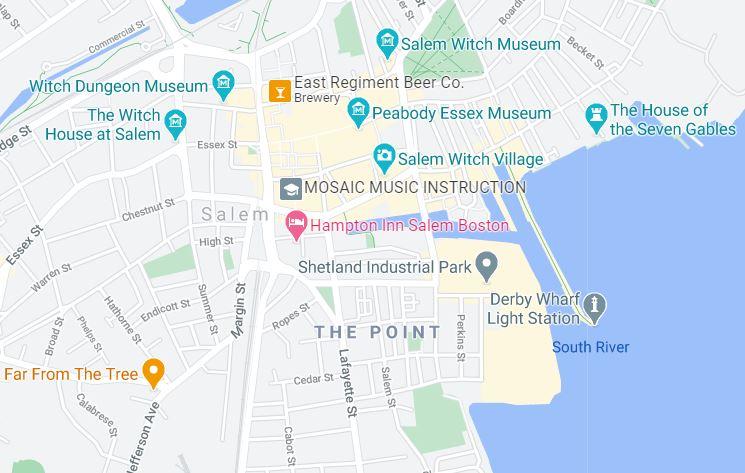 Salem Map Of Attractions