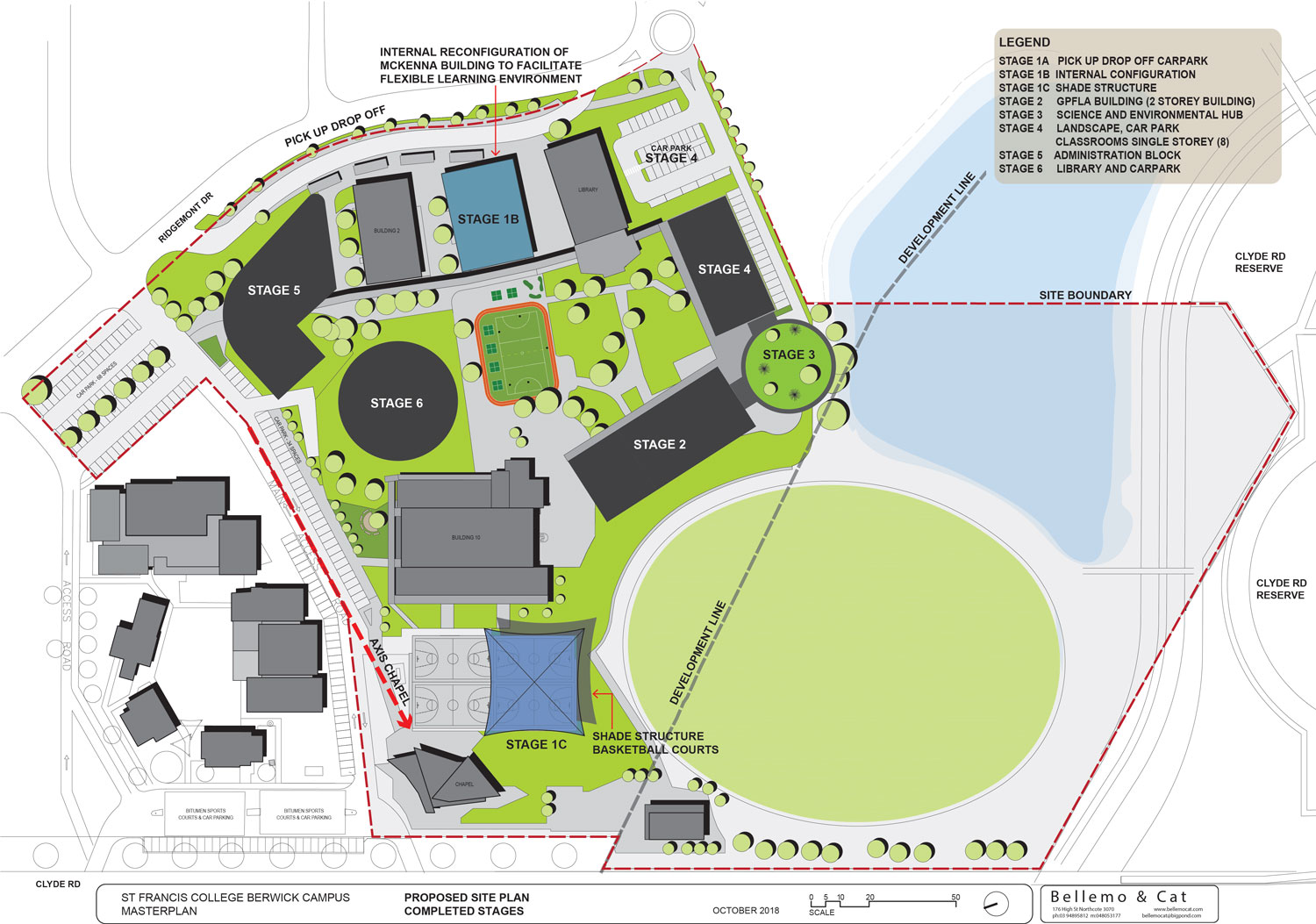 Saint Francis University Master Plan Map