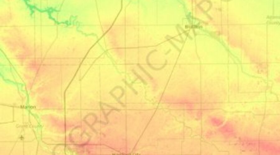 Map Of Salamonie Reservoir