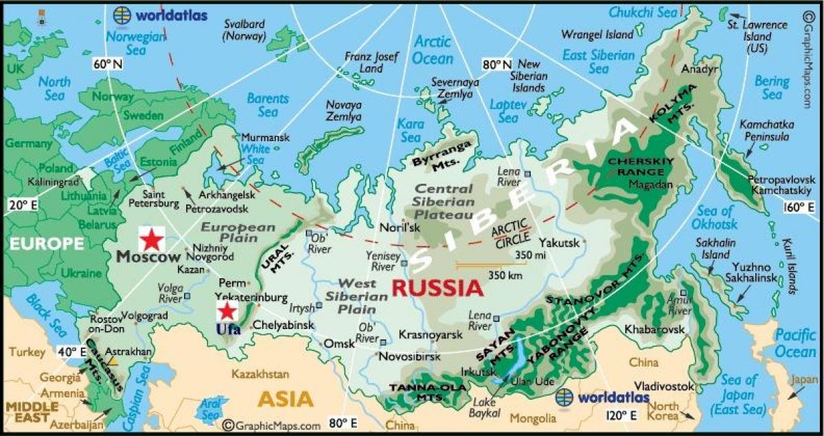 Ufa Russia Map