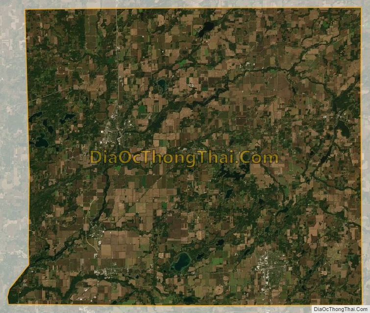 Map of St. Joseph County, Michigan - Thong Thai Real