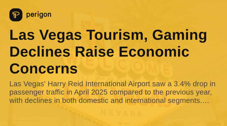 Nevada’s 6.6% Gaming Revenue Drop vs. National Travel Trends