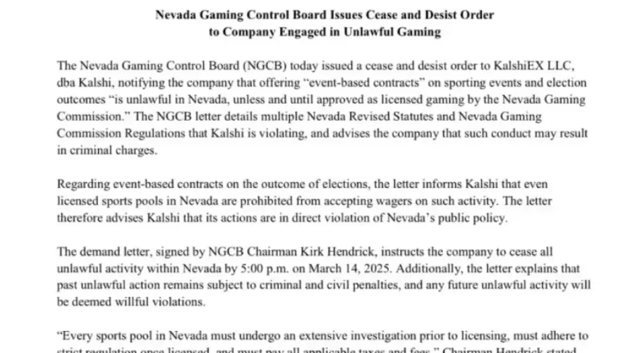 Your Guide to Betting in Nevada During the Kalshi Ban